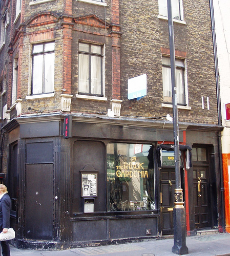 the building as the "Black Gardenia"